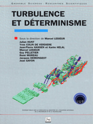 cover image of Turbulence et déterminisme